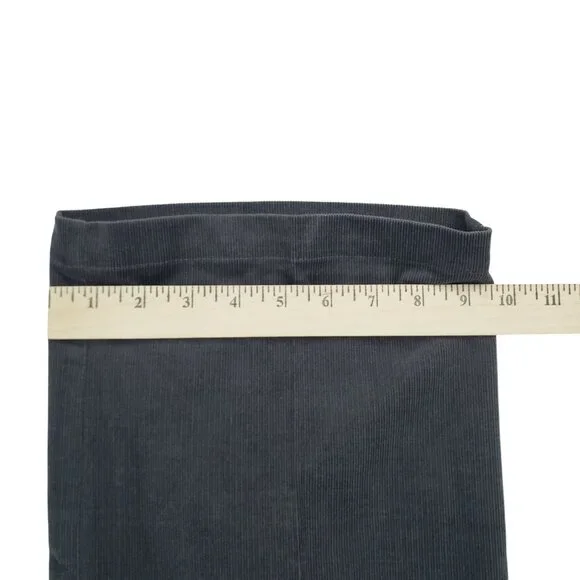 Haggar Corduroy Pants 42X32 Dusk Gray Classic Fit Stretch Expandable Waist NWT - Picture 9 of 12